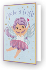 Diamond DOTZ kaart - Make a Wish - 13 x 18 cm