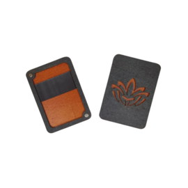 Houten Naaldendoosje Lotus Oranje