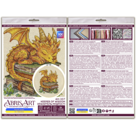 AH-307 Borduurpakket ABRIS ART -  Keeper of Wisdom