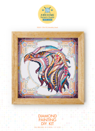 Diamond painting MANDALA Vogels HAVIK