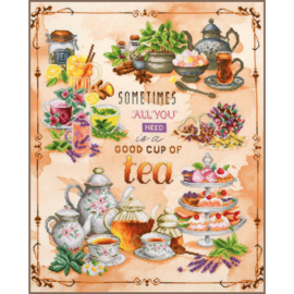 .Home and Garden - Tea Lover's Delight (weefstof met bewerkte achtergrond)