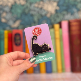 Cat Needle Minder - Midnight - The Crafty Kit Company