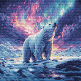 712 Borduurpakket Luca-S - The Northern Lights - Het licht van het Noorden (petit point)