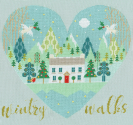 BORDUURPAKKET HILARY YAFAI - WINTRY WALKS - BOTHY THREADS