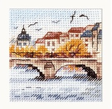 Autumn In The City. Seagulls Over The Bridge SO-216 - ALISA