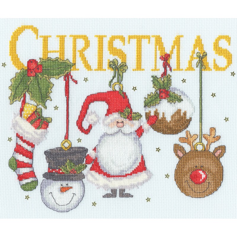 Borduurpakket Karen Tye Bentley - It Must Be Christmas - Bothy Threads