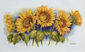 BRIGHT SUNFLOWERS (125)