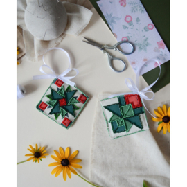 ABT045 KRALEN BORDUURPAKKET Decoratie Hanger - Rosebud