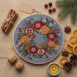 AH-344 Borduurpakket ABRIS ART - Christmas miracles - Kerst Wonderen