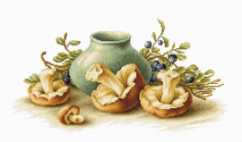 B2247 STILL LIFE WITH MUSHROOMS (aida)