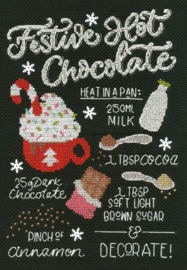 Borduurpakket - Letters by Julia - Festive Hot Chocolate - Bothy Threads