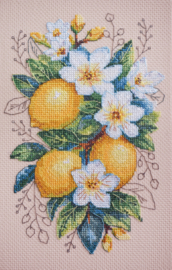 AH-246 Borduurpakket ABRIS ART - Lemon Mood - Citroen stemming