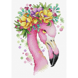 SV-547 Summer Flamingo - MP-STUDIA -WATER OPLOSBARE CANVAS