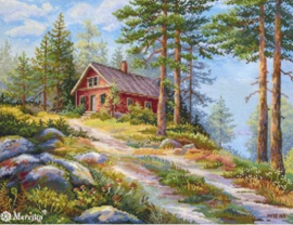 RED CABIN IN THE WOODS - MEREJKA (254)