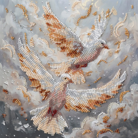 AMB145 KRALEN BORDUURPAKKET Dance of Doves - Dans van de Duiven