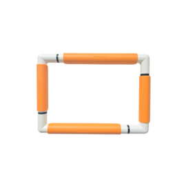 Nurge Borduur Snap Frame 21×29 Oranje - kunststof borduurraam met clips