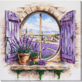993 - KRALEN BORDUURPAKKET - Lavender Beyond the Window - Lavendel onder het Raam