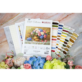 B723 Borduurpakket Luca-S - Golden Bloom - Gouden Bloem