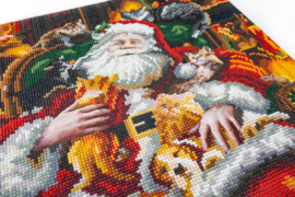 481-081 Paws and Presents - Diamond Painting op houten frame - Letistitch (Limited Edition)