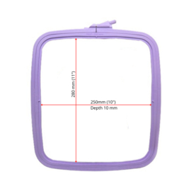 Nurge rechthoekige borduurring, 4️⃣ 25 cm x 28 cm,  LILA