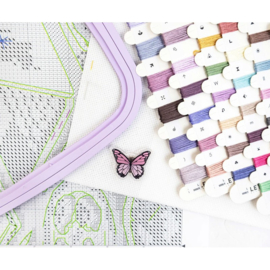 Borduurpakket LETI 9996 Midnight Magic Notes - Magische Middernacht Notities - Leti Stitch