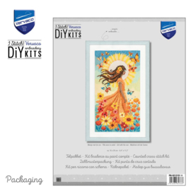 Borduurpakket Vervaco - Meisje met de Zon - PN-0212151