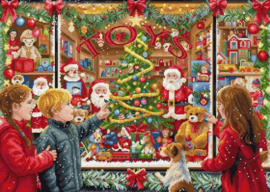 Borduurpakket LETI L10-006 - Toy Wonderland - Speelgoed Wonderland - Leti Stitch
