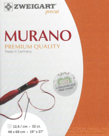 Murano 32ct 4010 (48 x 68 cm) - Zweigart - Orange