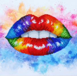 KRALEN BORDUURPAKKET - Colorful Lips - Kleurrijke Lippen - 1261