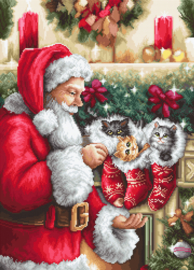 602 SANTA CLAUS (petit point)