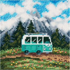 Borduurpakket Travel On Wheels - PANNA