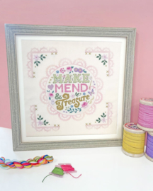 Vrij borduren pakket Cassandra Riley - Make, Mend And Treasure - Bothy Threads