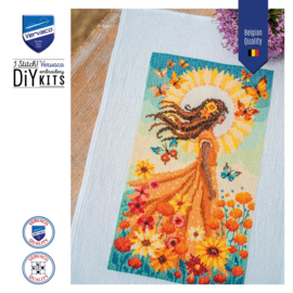 Borduurpakket Vervaco - Meisje met de Zon - PN-0212151