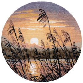 1732  Borduurpakket - Evening silence - OVEN