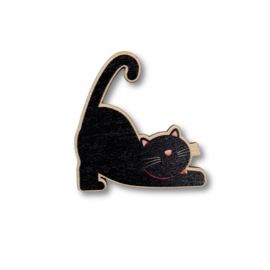 Cat Needle Minder - Midnight - The Crafty Kit Company
