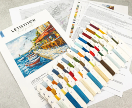 Borduurpakket LETI 9986 Harbor Breeze - Haven Briesje - Leti Stitch