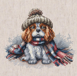 037 - Borduurpakket Ava Stitch - Cavalier King Charles Spaniel