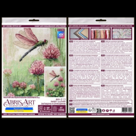 AH-313 Borduurpakket ABRIS ART -  Sweet Clover - Geurige Klaver