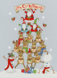 BORDUURPAKKET KAREN TYE BENTLEY - IT'S CHRISTMAS! - BOTHY THREADS