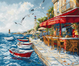 Borduurpakket LETI 9986 Harbor Breeze - Haven Briesje - Leti Stitch