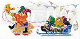 Borduurpakket Riolis - Sleigh Ride
