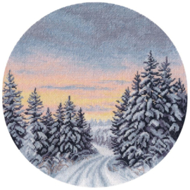 1743  Borduurpakket - Wintertime - OVEN