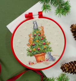 AHM-090 Borduurpakket ABRIS ART - The naughty cats - De Stoute Katten
