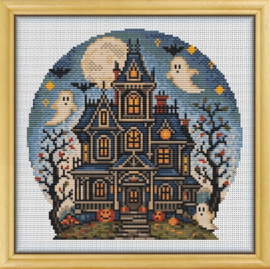 Borduurpakket Awesome Pattern Studio - Haunted House - Spookhuis
