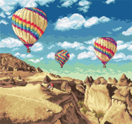 Borduurpakket LETI 961 Ballons over the Grand Canyon