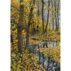 Borduurpakket Landscape in Autumn - PANNA