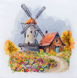 AH-253 Borduurpakket ABRIS ART - Melody of Autumn Wind - Melodie van de Herfstwind