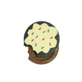 Houten Naaldendoosje Yellow Cake