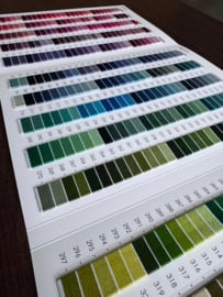 Kleurenkaart borduurgaren Luca-s - Alle kleuren (523)