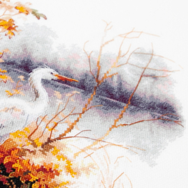 070-009 - White Heron - Magic Needle